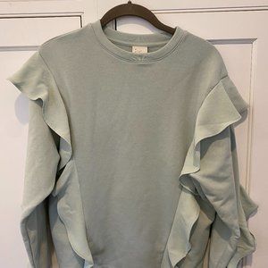 Women's Ruffle Sweatshirt - A New Day - Size XS